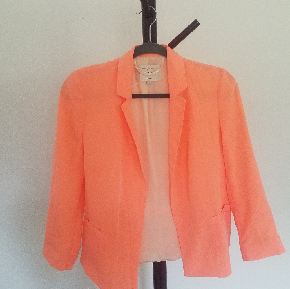 Neon Orange/Pink Blazer, small, 34